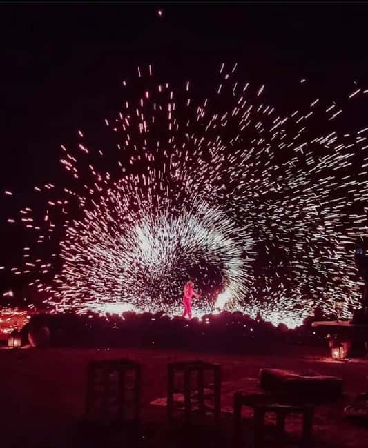 Marrakech :Agafay Desert Sunset Camel Ride & Dinner show - Sunset, Tea, and Time to Look Around