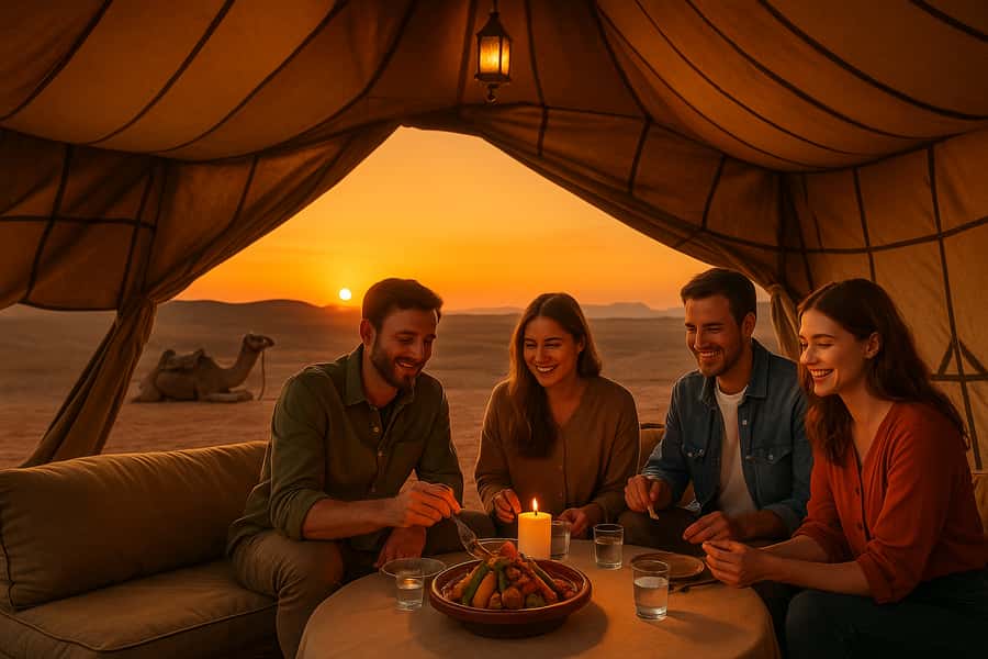 Marrakech: Camel Ride & Sunset Dinner with Fire Show - Why Agafay works for a one-evening desert trip