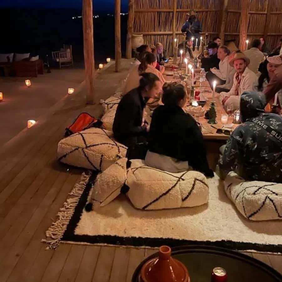 Marrakech: Camel Ride & Sunset Dinner with Fire Show - A Berber camp with tea, pastries, and Moroccan dinner