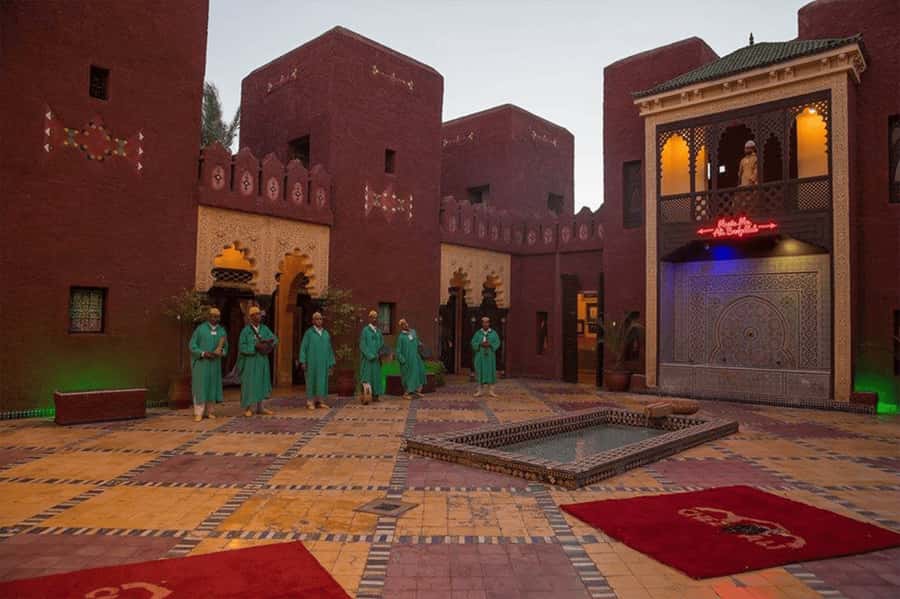 Marrakech: Chez Ali Fantasia Folklore Show & Moroccan Dinner - The outdoor fantasia in a football-field-sized arena