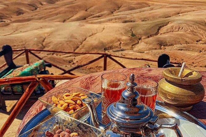 Marrakech Desert Tour & Sunset Camel Ride with Dinner Show - Dinner under the stars at the desert camp