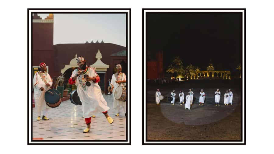 Marrakech: Dinner show and Fantasia in Chez Ali - What arrives at the four-course Moroccan dinner