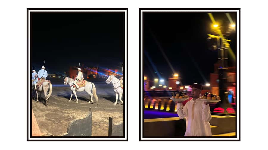 Marrakech: Dinner show and Fantasia in Chez Ali - The Fantasia show, horses, and fireworks