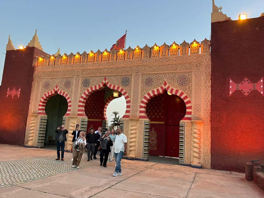 Marrakech: Dinner show and Fantasia in Chez Ali - Entering the Ali Baba Cave