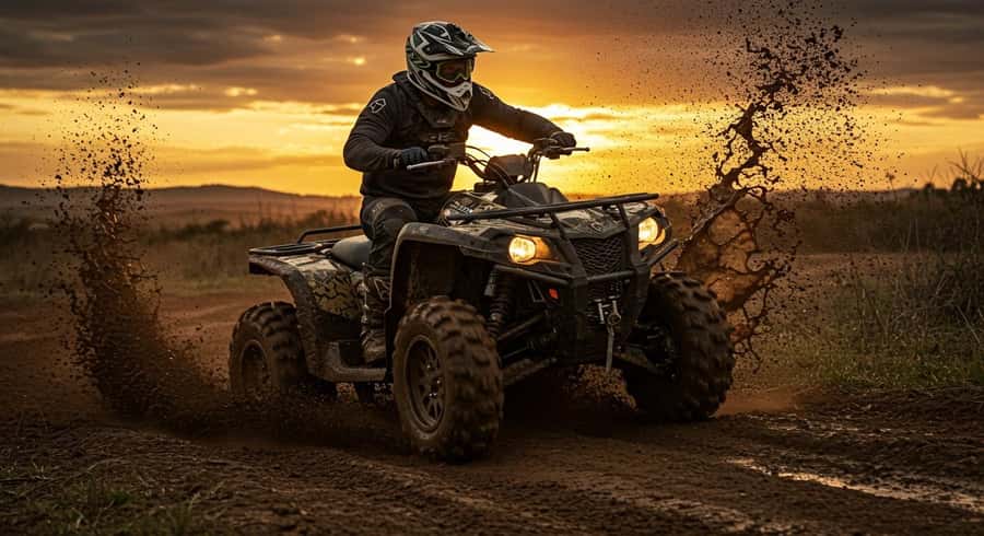 Marrakech: Quad Bike and Camel, Dinner Show in Agafay Desert - Quad biking across Agafay’s rocky ground