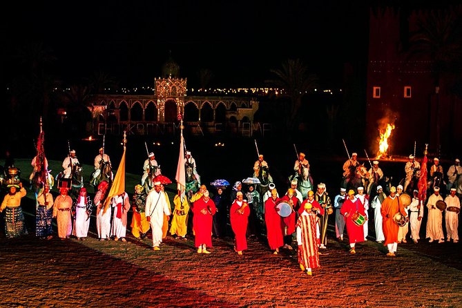 Marrakech: Traditional Moroccan Dinner and Folklore Show (Fantasia) - The Fantasia finale and fireworks