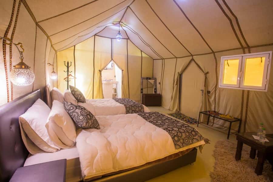 Merzouga: Overnight in Desert Camp Camel Ride, Dinner & Show - Berber tents and the overnight stay