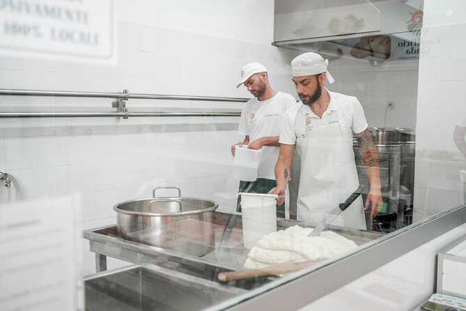 Mozzarella Live Show & Tasting in a Cheese Factory - Watching fresh mozzarella take shape in Brindisi