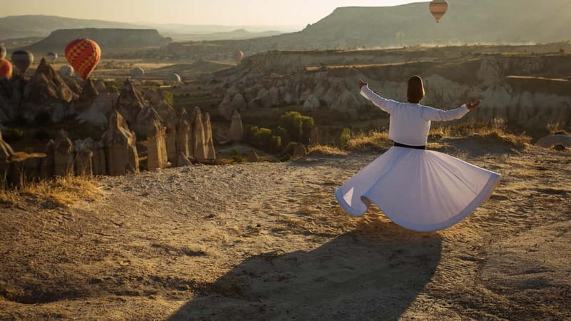 Mystical Whirling Dervish Ceremony at Motif Cultural Centre - A quiet ceremony in a Seljuk caravanserai