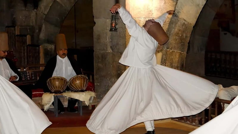 Mystical Whirling Dervish Ceremony at Motif Cultural Centre - What happens during the one-hour Sema