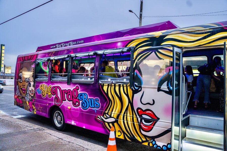 Nashville: Drag Queen Party Bus w/Games, Dancing & Drag Show - The Gulch, Midtown, and Demonbreun Hill