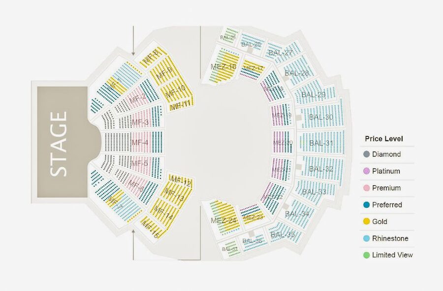 Nashville: Grand Ole Opry Show Ticket - What the seating choice really means