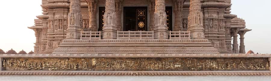 New Delhi: Akshardham Exhibition, Light & Water Show Tour - India Gate, Jama Masjid, and Chandni Chowk