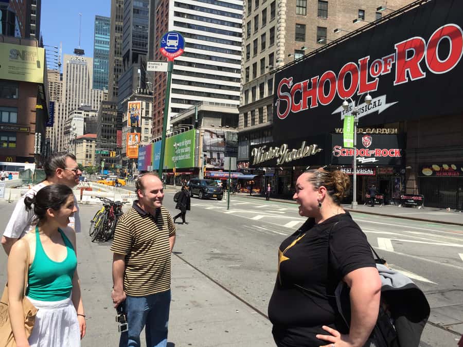 New York City: Broadway 101 Walking Tour - Meeting point, weather, and mobility