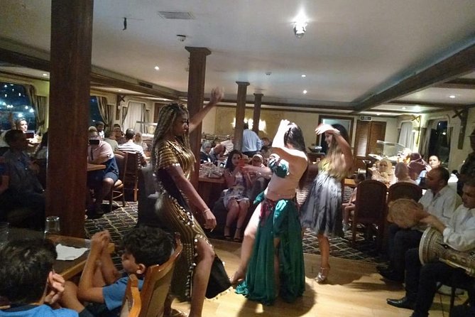 night-tour Nile dinner cruise with open buffet and belly dancer - How much value do you get for $8?