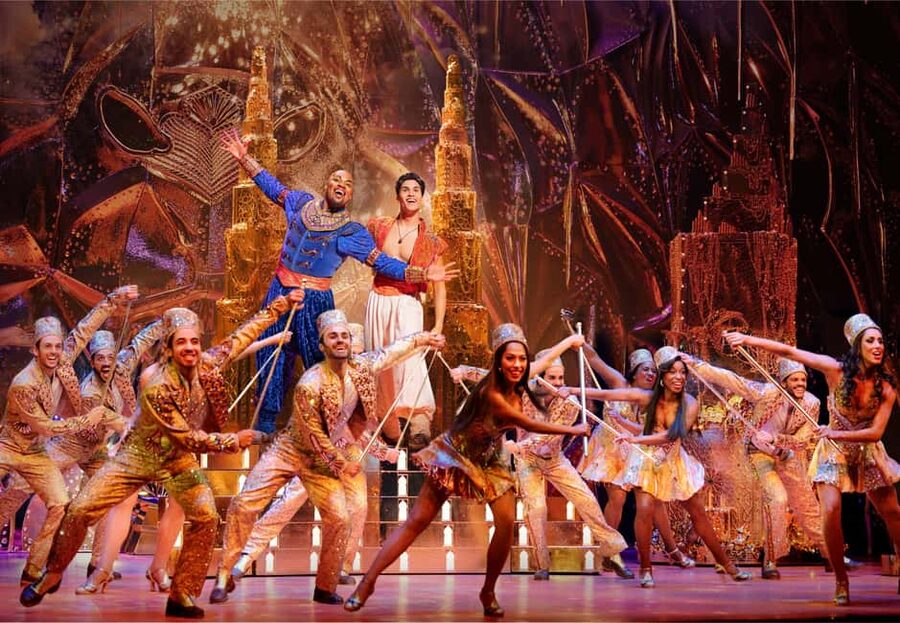 NYC: Aladdin the Musical on Broadway - Arriving at the New Amsterdam Theatre