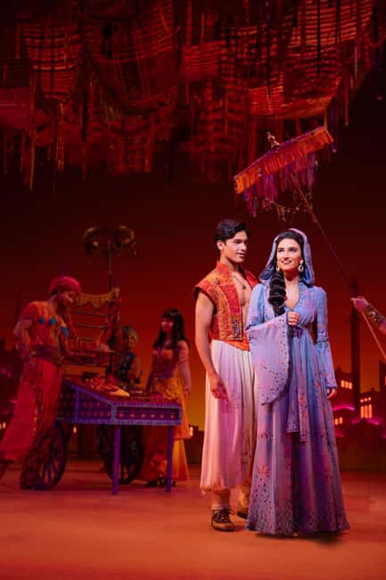 NYC: Aladdin the Musical on Broadway - Audio translation in six languages
