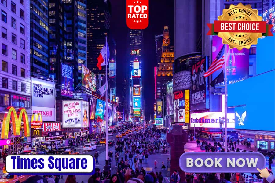 NYC : Big Apple City Lights & Broadway Express Tour 40 Mins - Times Square With Time for Photos
