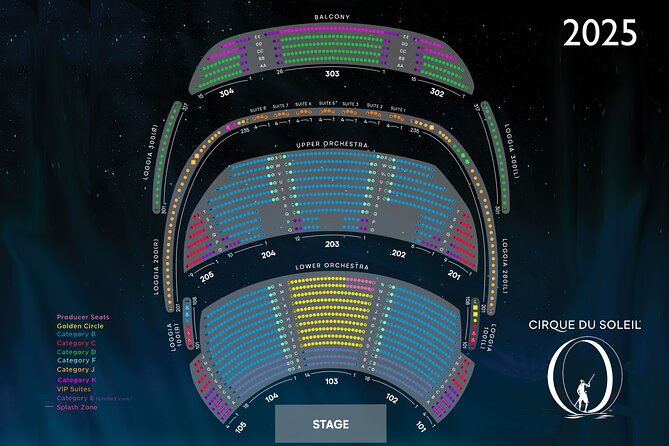 O™ by Cirque du Soleil® at the Bellagio Hotel and Casino - What happens during the 90-minute performance