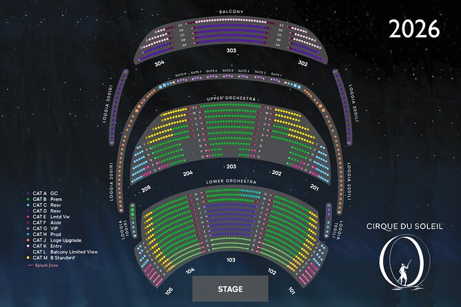 O™ by Cirque du Soleil® at the Bellagio Hotel and Casino - Should you book O at Bellagio?