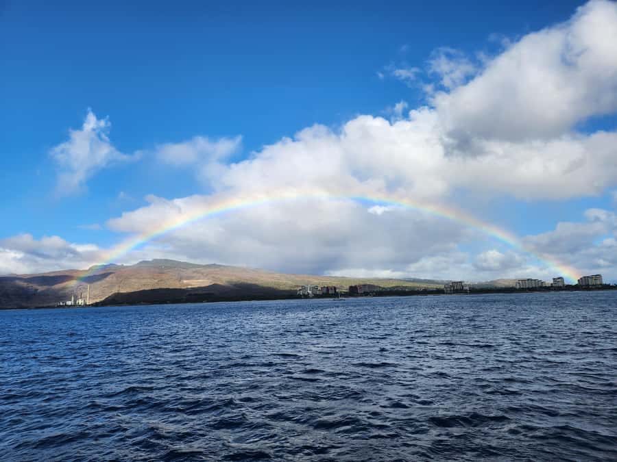 Oahu: Snorkeling & Dolphin Watch Cruise w/ Luau Style Buffet - A catamaran built for a half-day at sea