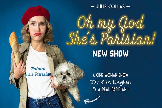 Oh My God She's Parisian! English Comedy Show in Paris - Théâtre BO Saint-Martin and the small-room atmosphere