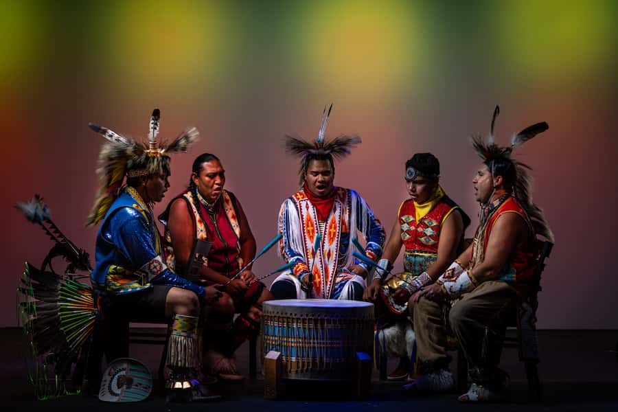 Page: Native American Dinner and Dance Show - Navajo tacos begin the evening