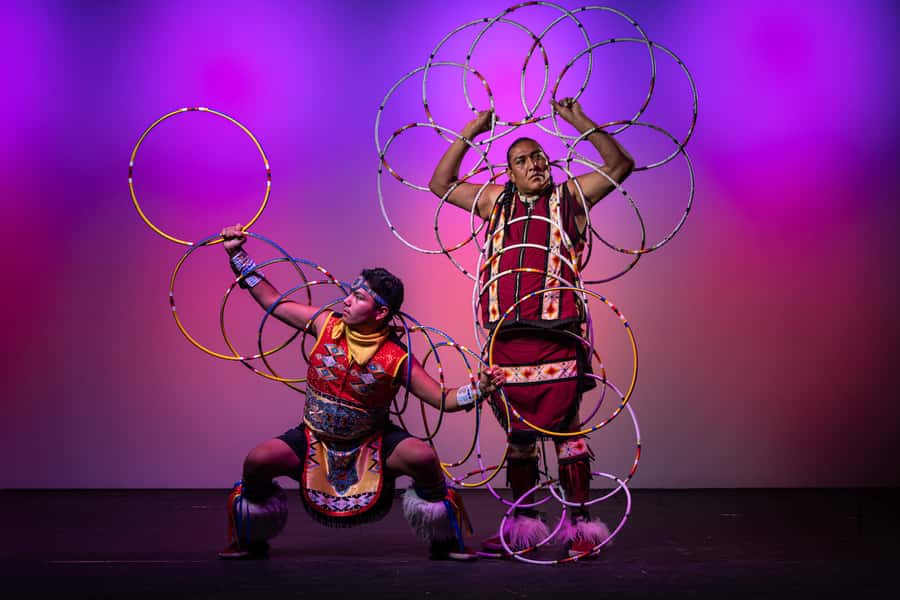 Page: Native American Dinner and Dance Show - Drumming, singing, and flute music set the tone