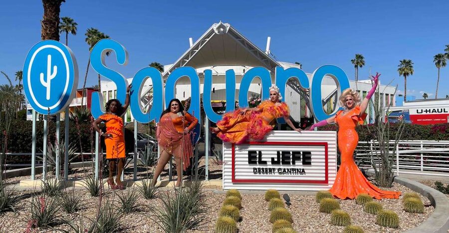 Palm Springs: Drag Show with Brunch - A private table makes the meal easier