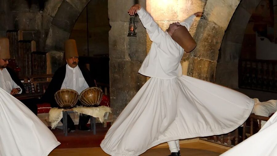 Pamukkale: Live Whirling Dervishes Ceremony & Sema Ritual - Entering a medieval dervish house