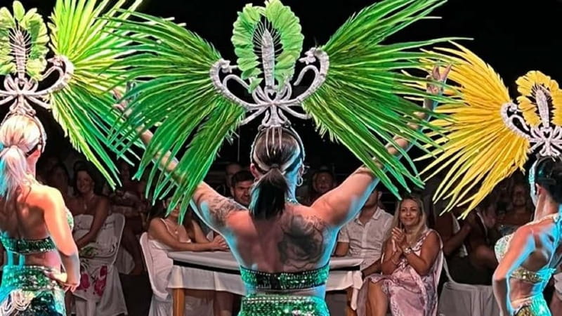 Paphos: Wave Dancer Fireworks, Buffet Dinner & Show Cruise - Dinner Near Riccos Bay
