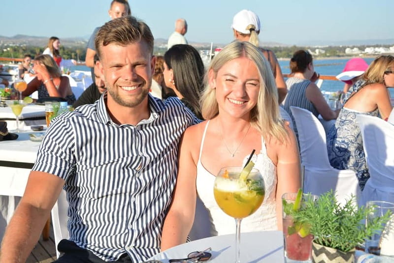 Paphos: Wave Dancer Fireworks, Buffet Dinner & Show Cruise - Boarding in Paphos and Finding Your Table