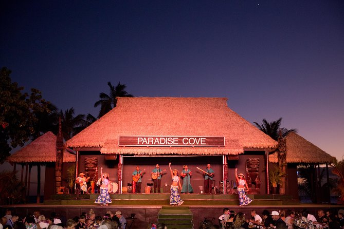Paradise Cove Luau - The Shower of Flowers and Royal Court Procession