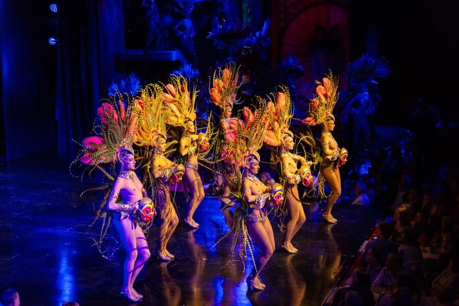 Paris: Moulin Rouge Dinner Show, Champagne, and Transport - The 9 p.m. Féerie performance