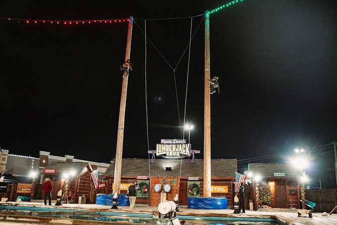 Paula Deen's Lumberjack Feud Supper Show- ALL U CAN EAT - What happens at the 90-minute Lumberjack Feud Supper Show