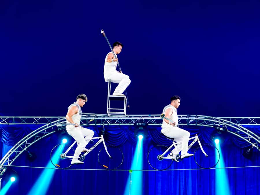 Phuket: Aqua Circus Phuket Admission Ticket - The acts: aerial skill, ballet, illusion, and water