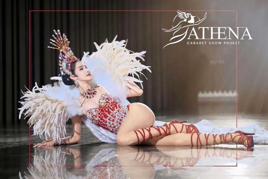 Phuket: Athena Cabaret Show Entry Ticket - Costumes, feathers, and changing stage pictures