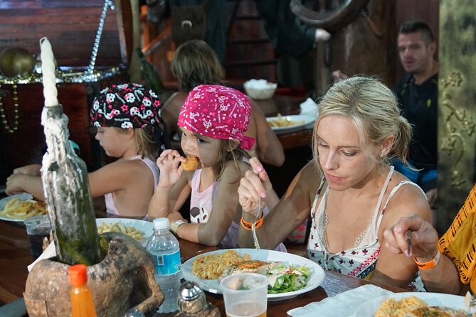 Pirate Ship Premium Dinner Cruise with Show - Banderas Bay from the water