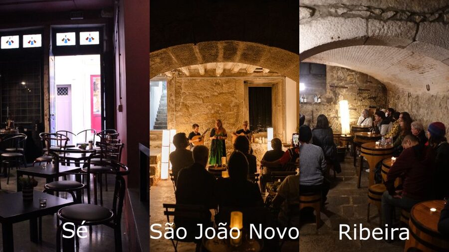 Porto: Live Fado Show with Glass of Port Wine - The music, singers, and guitarists