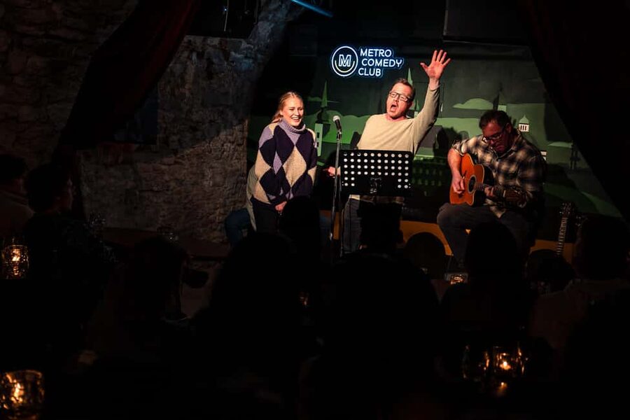 Prague: Sunday Live Music & Stand-Up Comedy Night in English - A broad mix of comedians in English