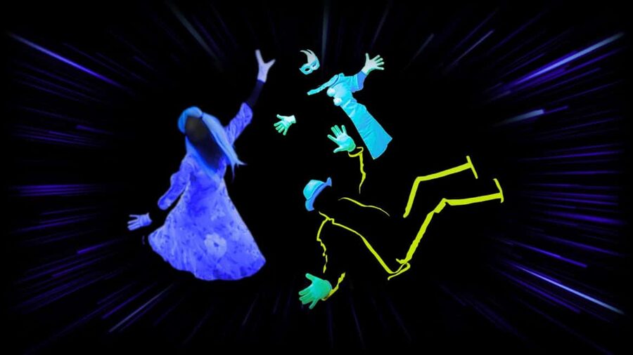 Prague: Underground Black Light Theatre Interactive Show - The film that explains the magic