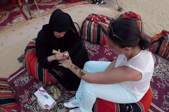 Private Adventure Red Dune Desert Safari With BBQ Dinner & Shows - BBQ dinner, buffet choices, and evening drinks