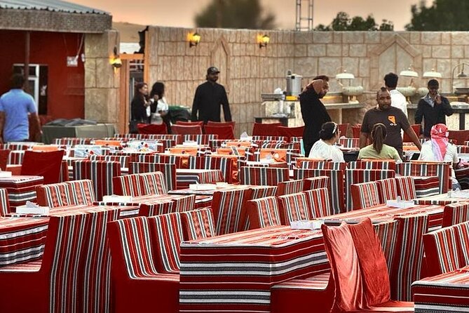 Private Premium Dubai Desert Safari with Camel Ride and Live Show - Settling Into the Premium Desert Camp