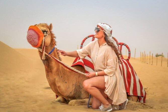 Red Dunes Desert Safari with BBQ Dinner, Camel Riding & Live Show - BBQ buffet and evening drinks