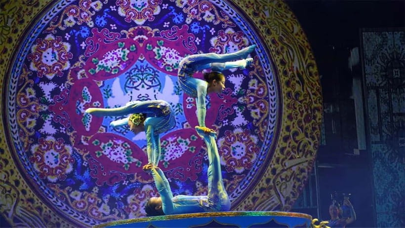 Red Theater Beijing Acrobatic Show Tickets With Option - Ticket collection and seating details