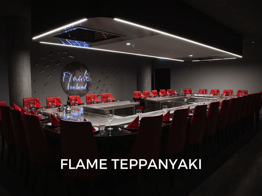 Reykjavík: 7-Course Teppanyaki Tasting Menu with Fire Show - Seven courses built around Icelandic ingredients
