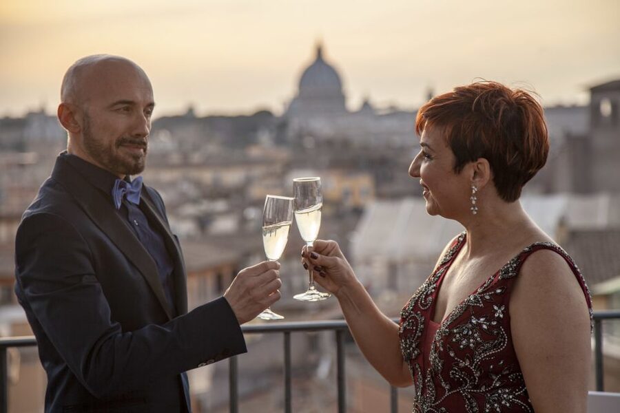Rome: Rooftop Bar Opera Show - The view is the strongest feature