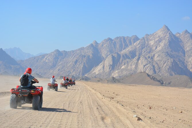 Safari ATV, Buggy, Camel, Bedouin Dinner and Hurghada Show - The 45-minute ATV ride across the desert