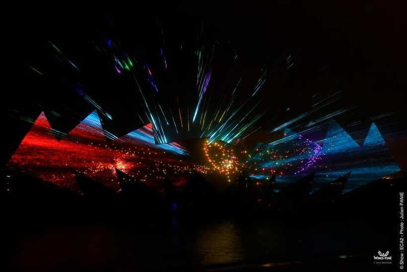 Sentosa: Wings of Time Show with Fireworks - The 10th-anniversary fireworks detail
