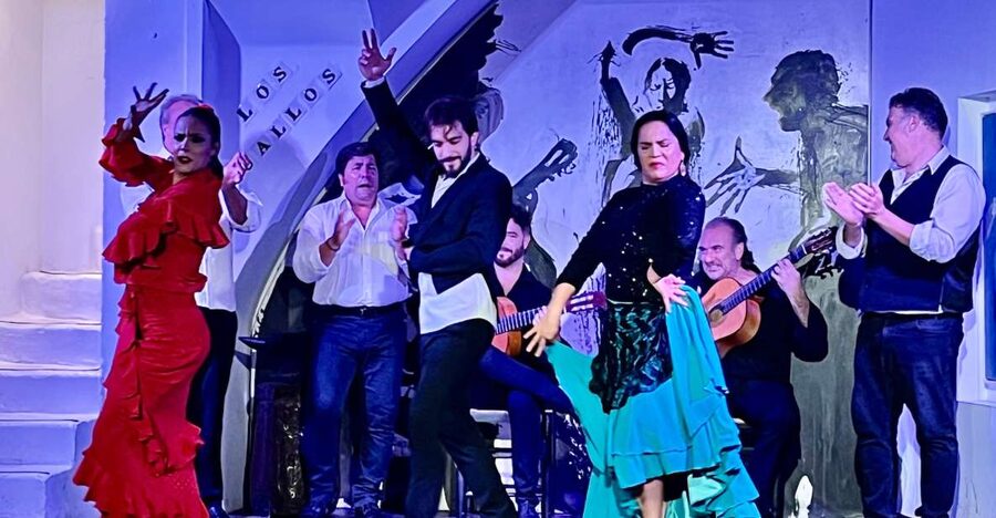 Seville: Flamenco Show at Tablao Los Gallos - Entering the Santa Cruz setting